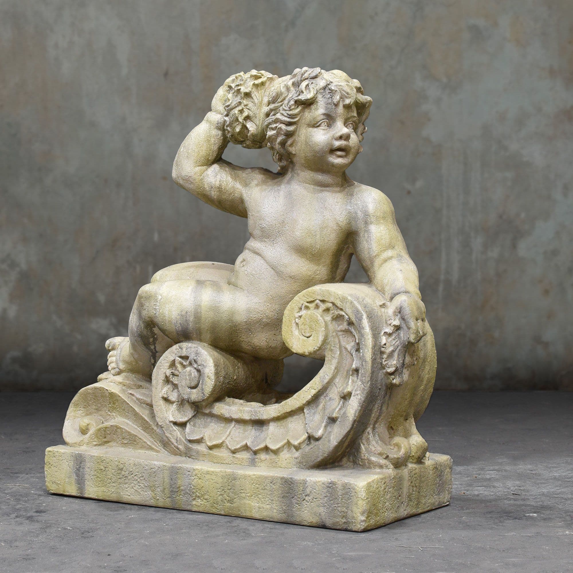 Cherub Lying Statue (Large)