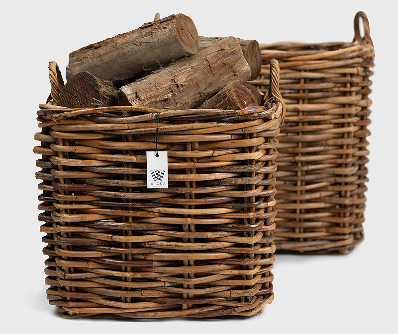 Aspen Log Baskets